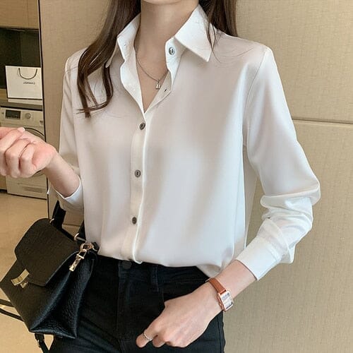 Blusa de Cetim Feminina - Camille