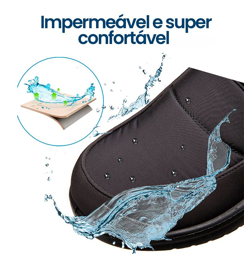 Bota Feminina de Inverno Cano Médio - Lily White