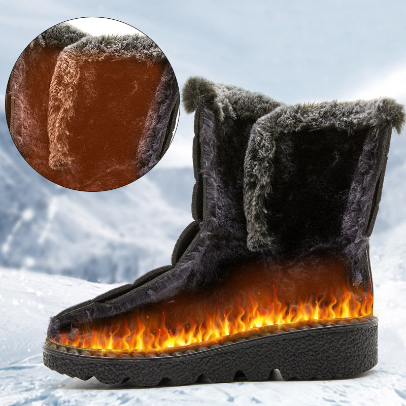 Bota Feminina de Inverno Cano Médio - Zattini
