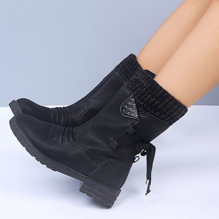 Bota Feminina de Inverno Confortável - Saskia
