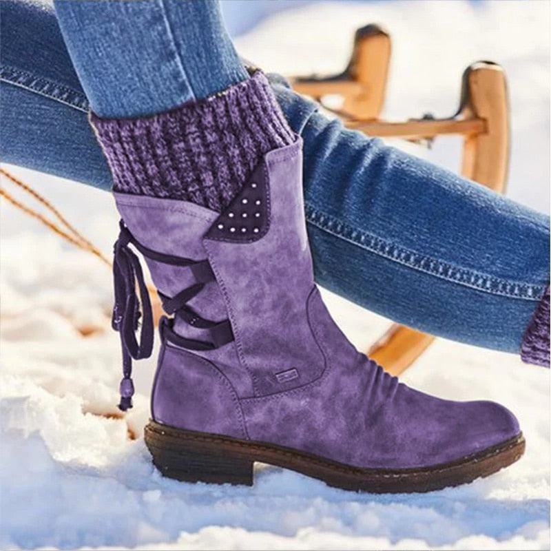 Bota Feminina de Inverno Confortável - Saskia