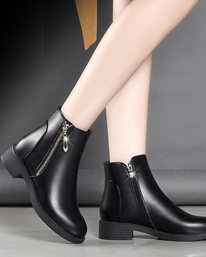 Bota Feminina de Inverno Couro - Kennedy