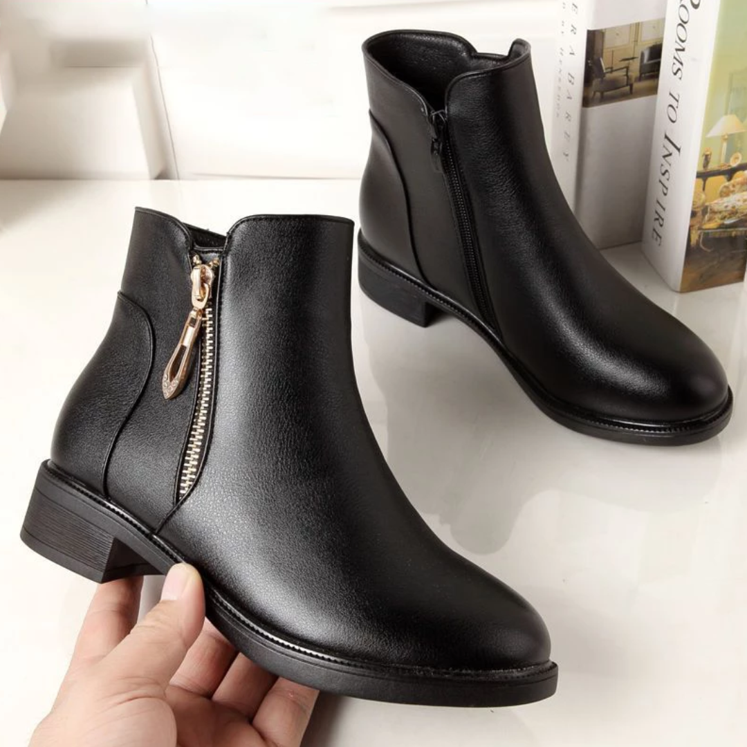Bota Feminina de Inverno Couro - Kennedy