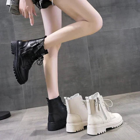 Bota Feminina de Inverno em Couro - Fiorella