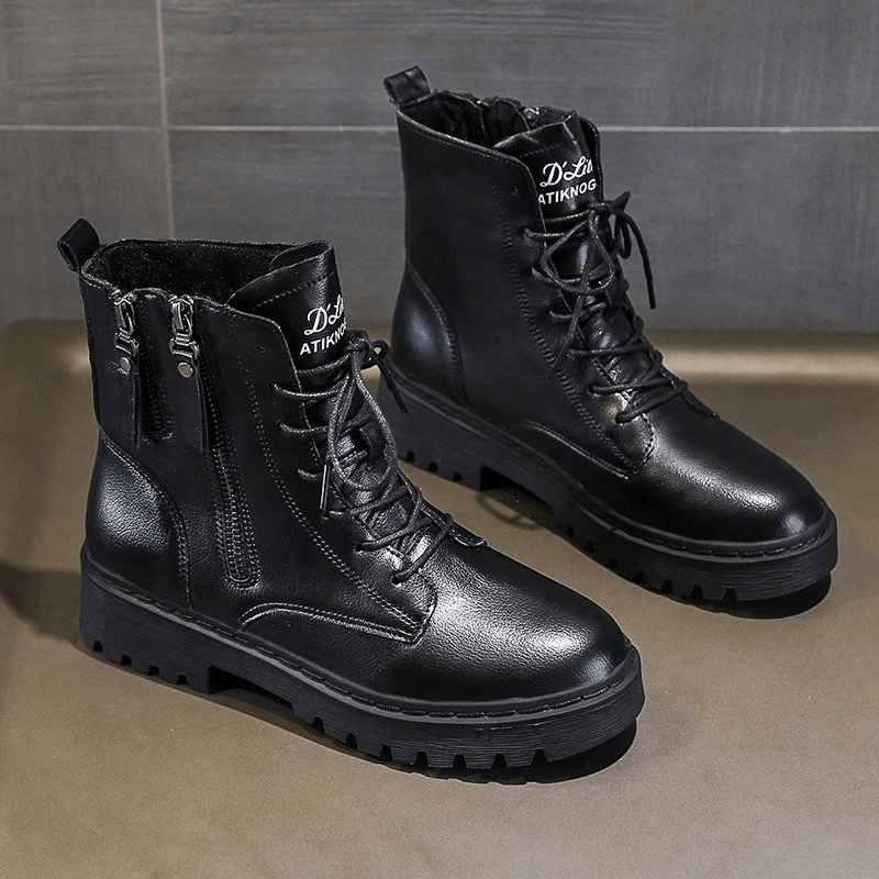 Bota Feminina de Inverno em Couro - Fiorella