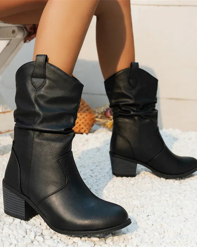 Bota Feminina de Inverno em Couro - Arctic