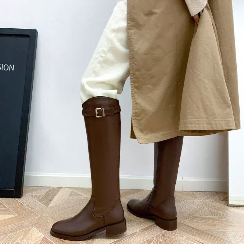 Bota Feminina de Inverno em Couro - Glacier + Brinde Exclusivo