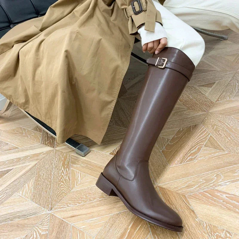 Bota Feminina de Inverno em Couro - Glacier + Brinde Exclusivo