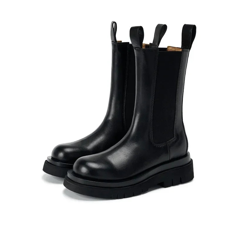 Bota Feminina de Inverno em Couro - Gleam