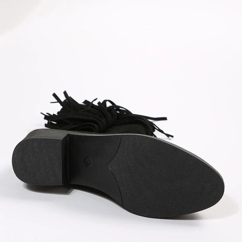 Bota Feminina de Inverno em Couro - Jasmine