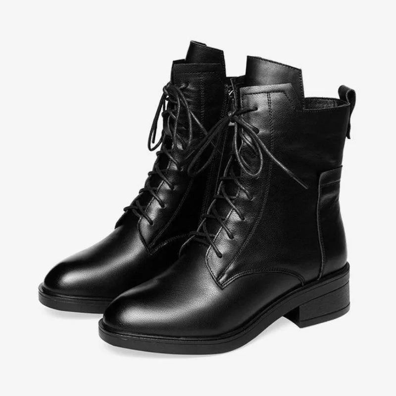 Bota Feminina de Inverno em Couro - Luster