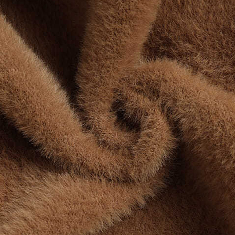 Suéter Feminino Peluciado Gola Alta - Keira