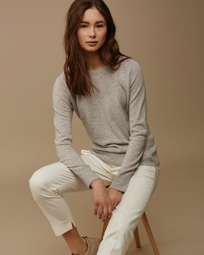 Blusa Feminina Básica Lisa em Cashmere - Isabella