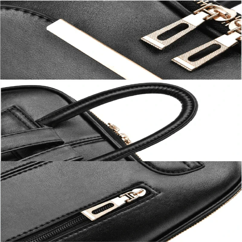 Mochila Feminina em Couro - Leather Chic