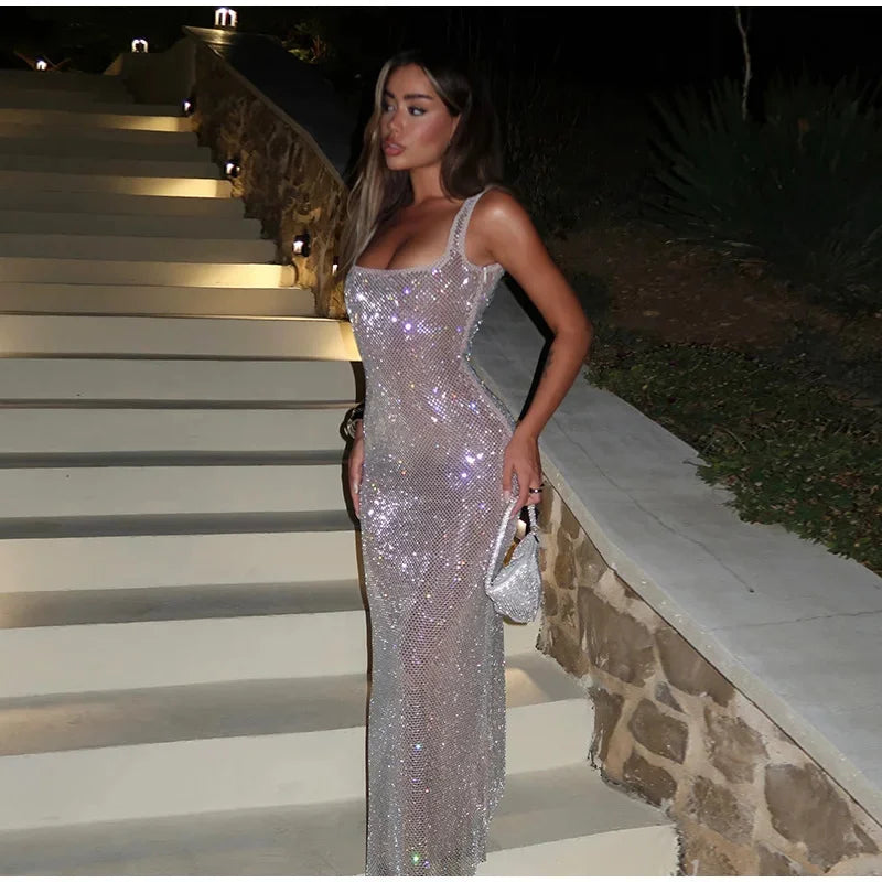 Vestido de Noite Longo Feminino com Estilo Refinado - Quitéria