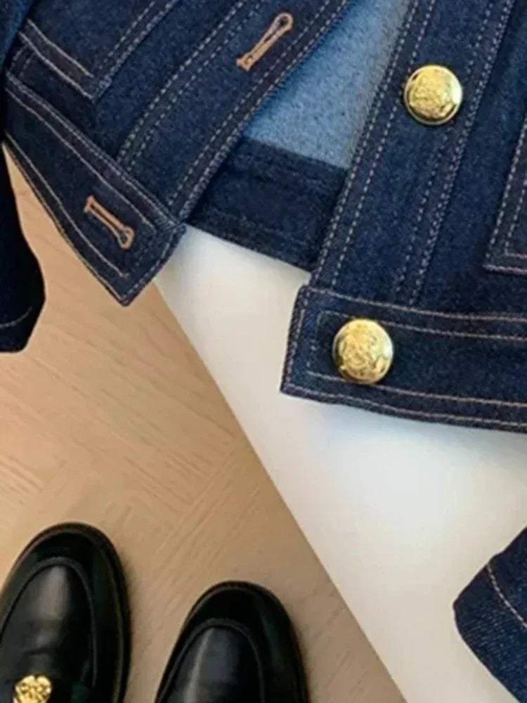 Jaqueta Feminina Jeans Casual - Estella