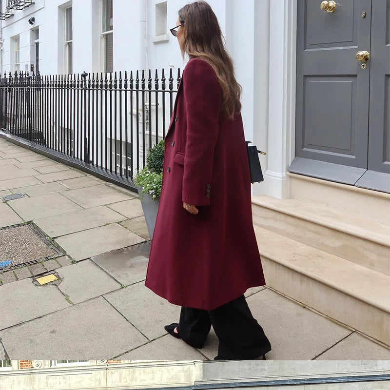 Casaco Feminino de inverno Sobretudo - Edna