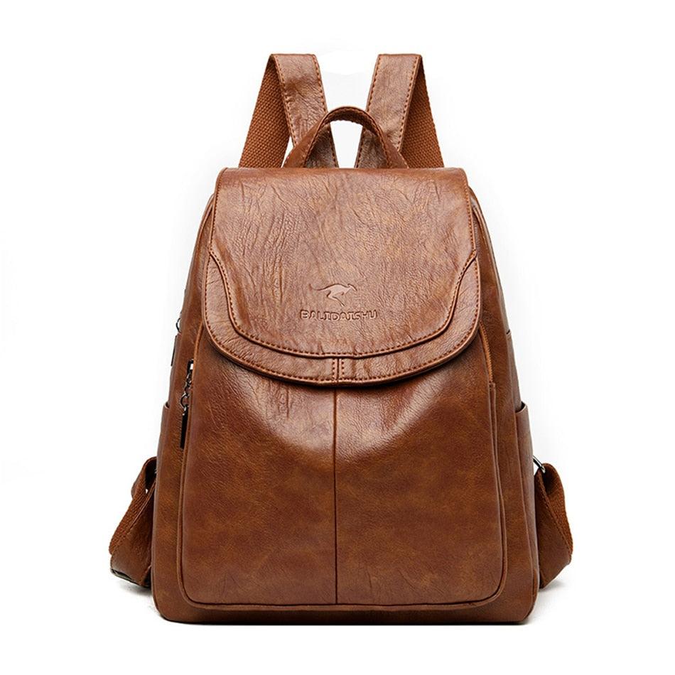 Mochila Feminina de Couro Legitimo - Juliana