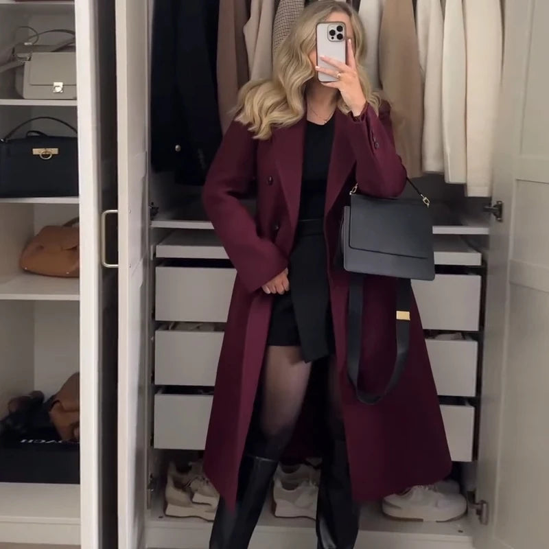Casaco Feminino de inverno Sobretudo - Edna
