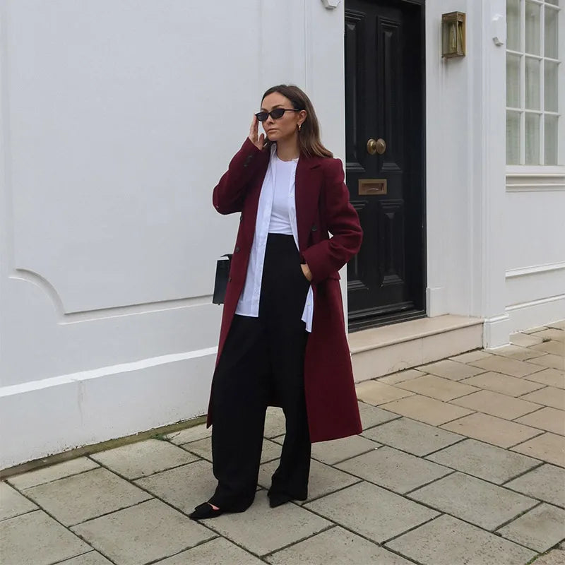 Casaco Feminino de inverno Sobretudo - Edna