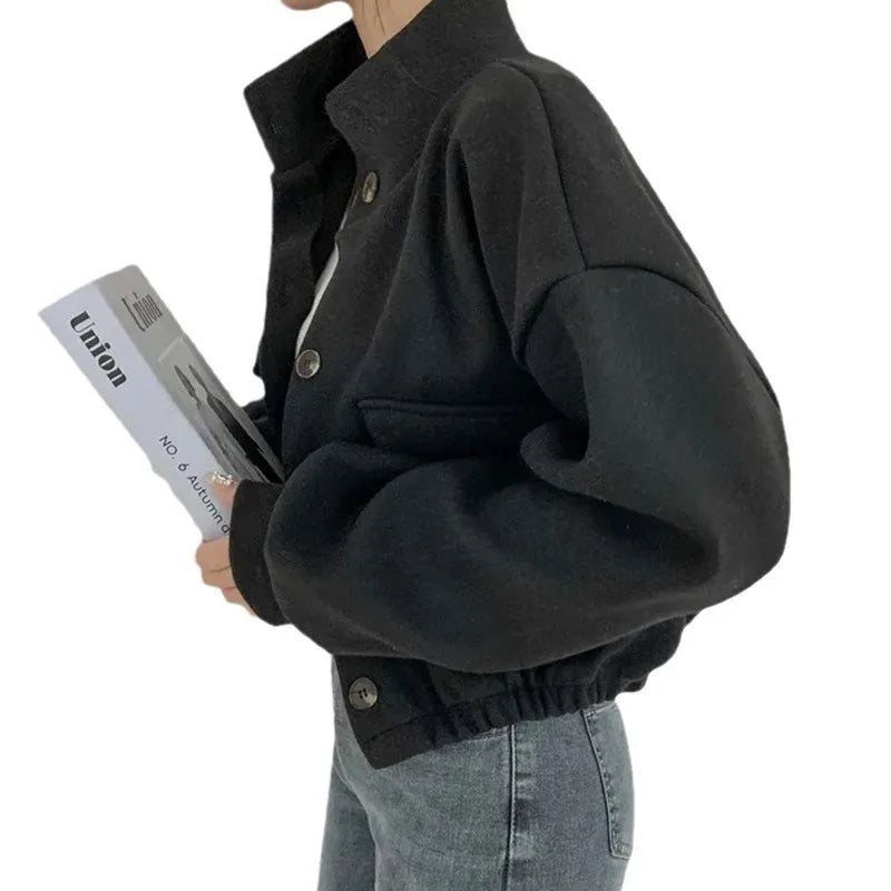 Casaco Elegante Feminino em Lã para o Inverno – Sofia