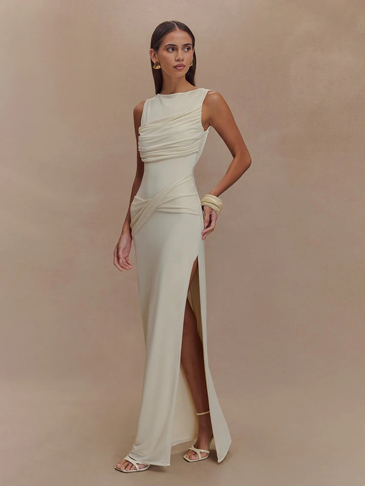 Vestido Longo Elegante Casual - Elodie