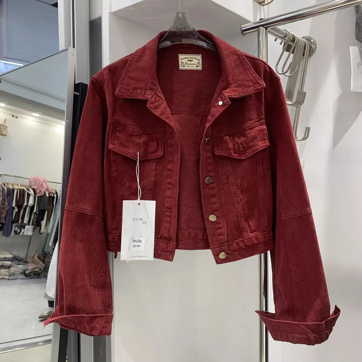 Jaqueta Feminina Jeans Casual - Estella