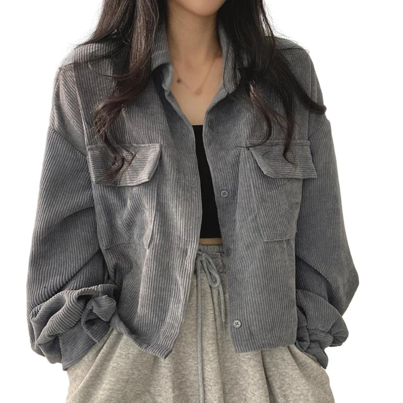 Jaqueta Feminina Oversized Vintage - Meadow