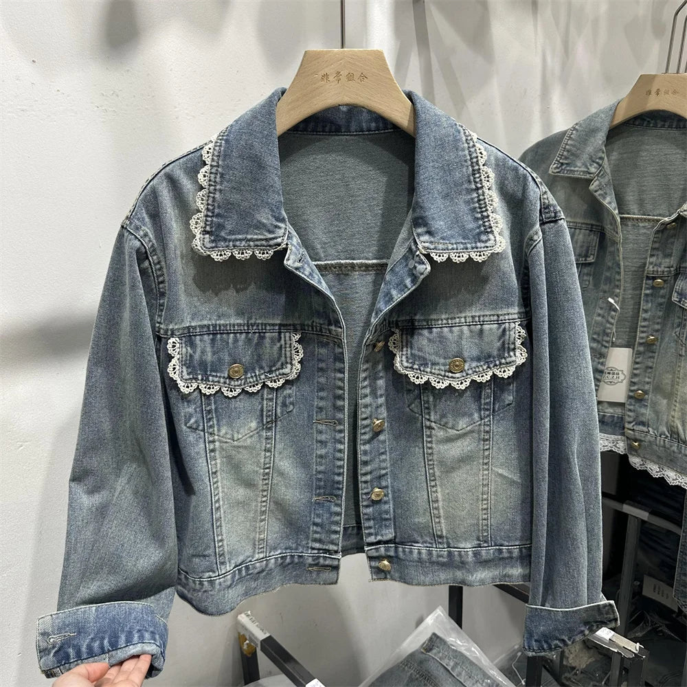 Jaqueta Feminina Jeans Casual - Estella