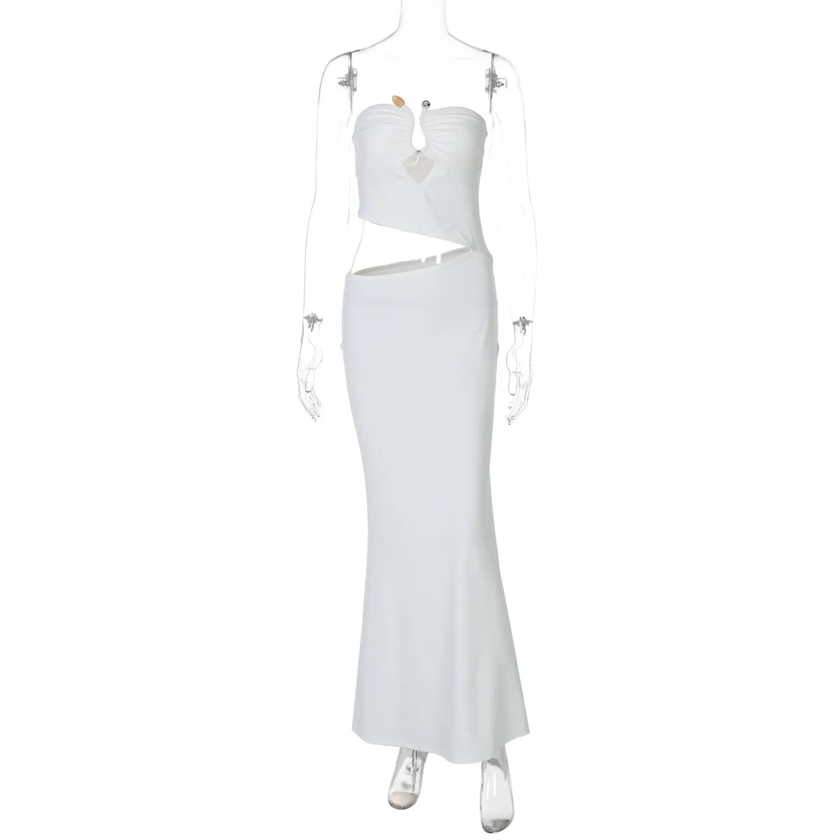 Vestido Longo sem Alças Sofisticado - Leontine