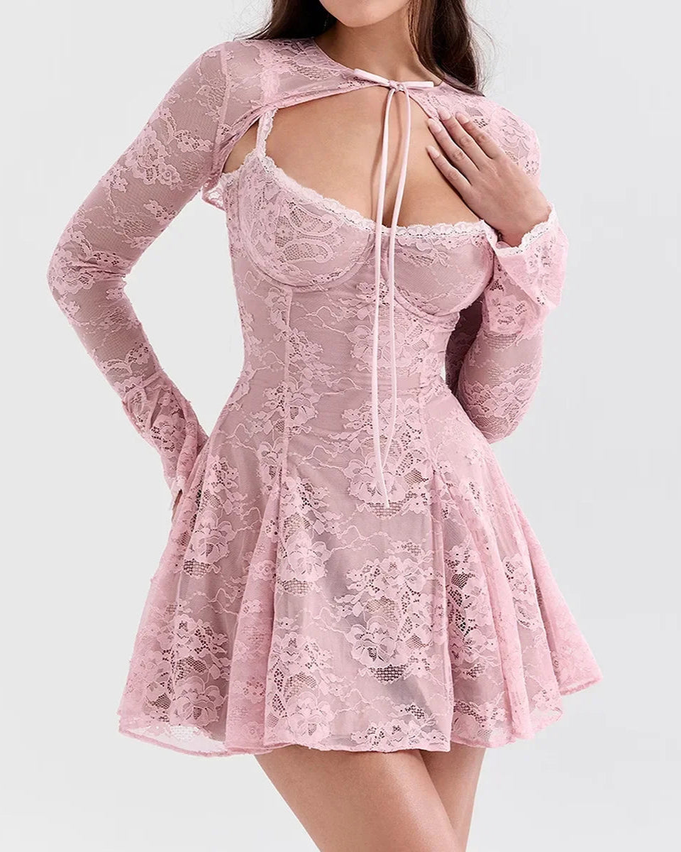 Vestido Curto Manga Comprida Danika - PRIME