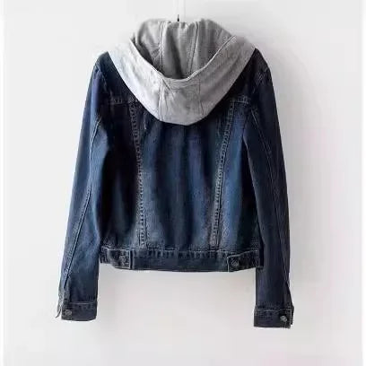 Jaqueta Feminina Jeans com Capuz - Seraphina