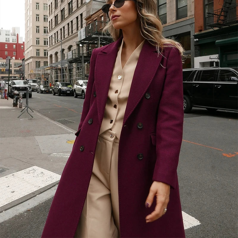Casaco Feminino de inverno Sobretudo - Edna