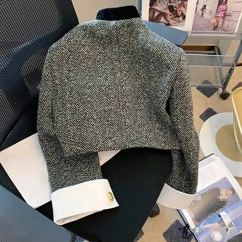 Jaqueta Feminina Xadrez - Mode