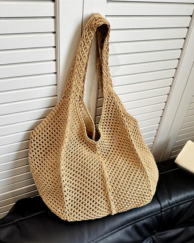 Bolsa Feminina de Ombro Crochê Clássico - Siena