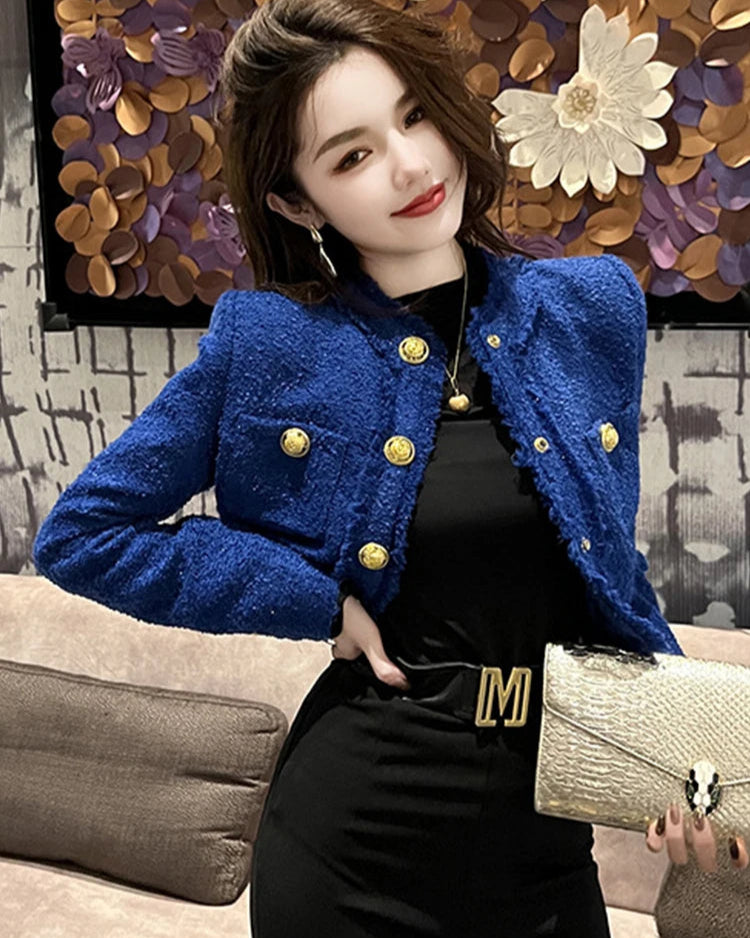 Jaqueta Feminina em Lã Batida - Amélie