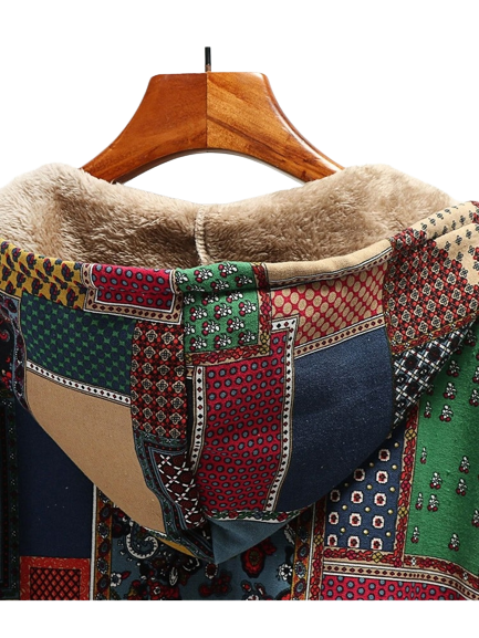 Casaco Feminino de Inverno Forrado Vintage - Ingrid