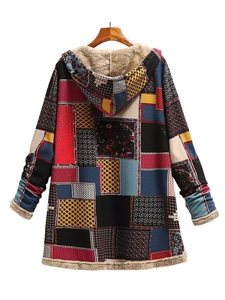 Casaco Feminino de Inverno Forrado Vintage - Ingrid