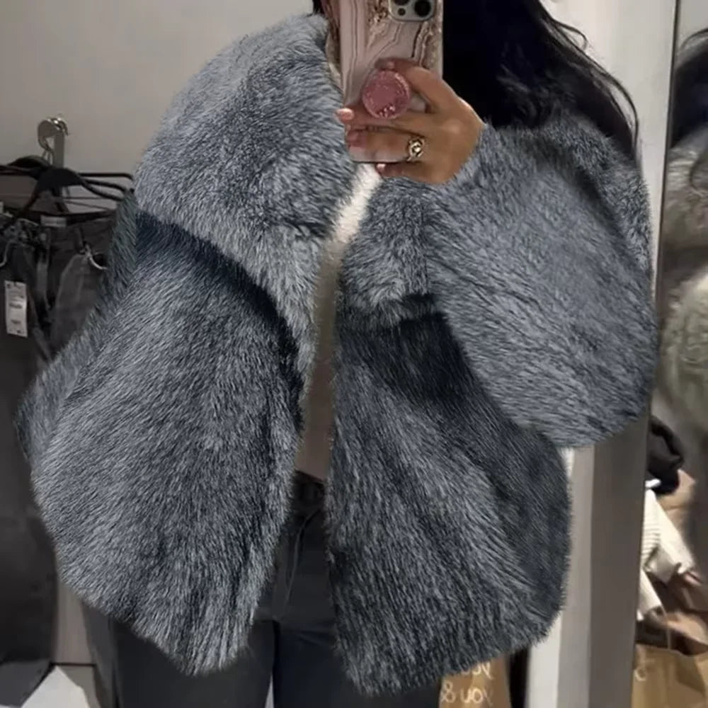 Jaqueta Feminina Puffy em Lã - Jade + Brinde Exclusivo