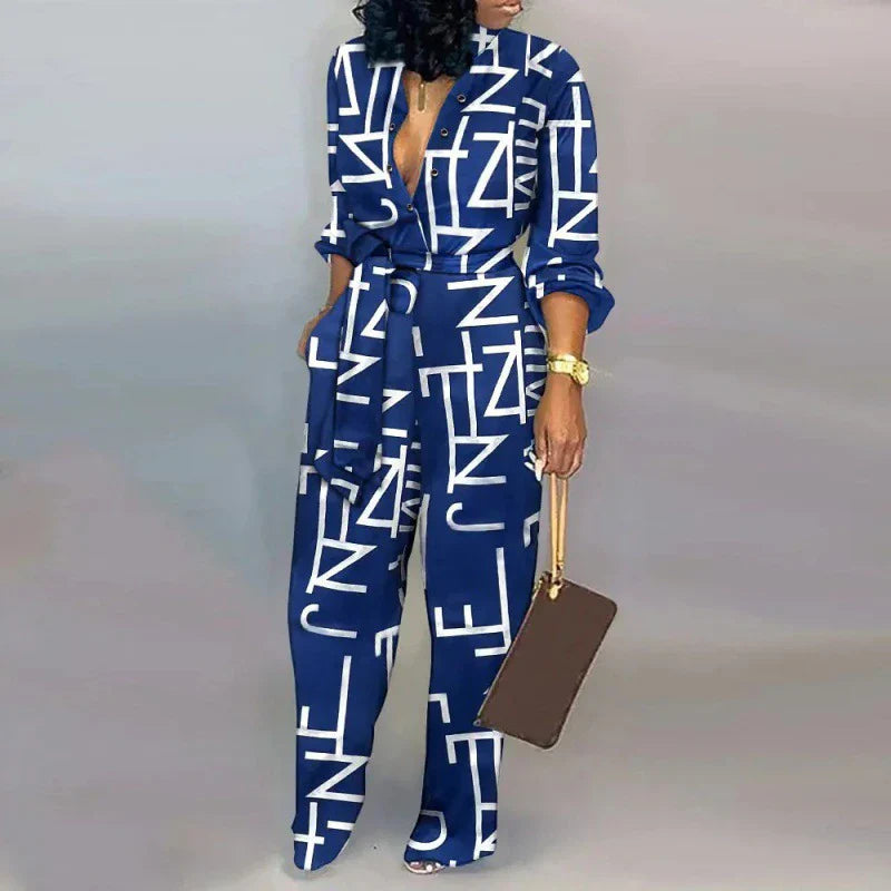 Macacão Feminino Decote em V - Serene