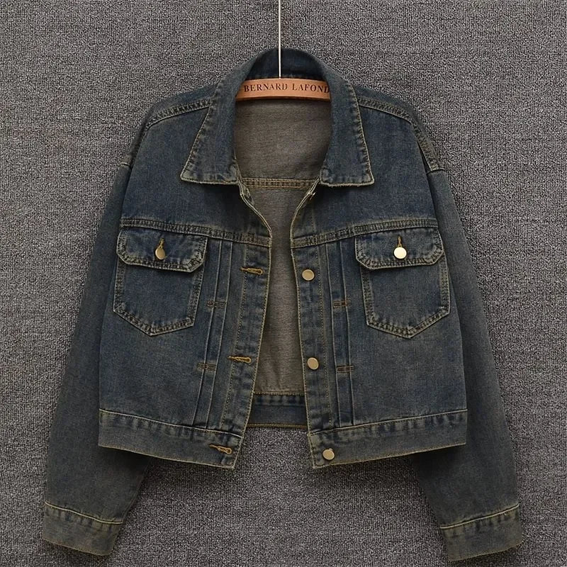 Jaqueta Feminina Jeans Casual - Estella