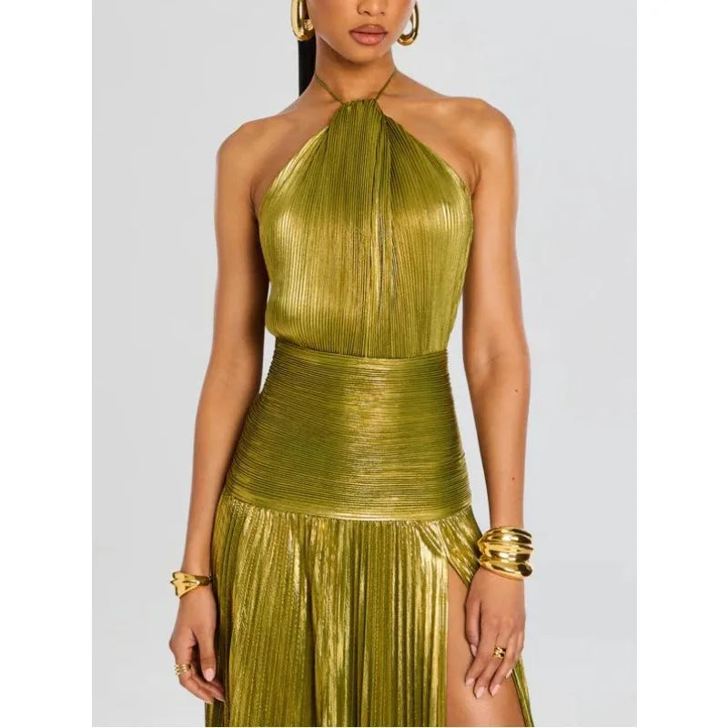 Vestido Longo sem Alças para Festa - Tindra