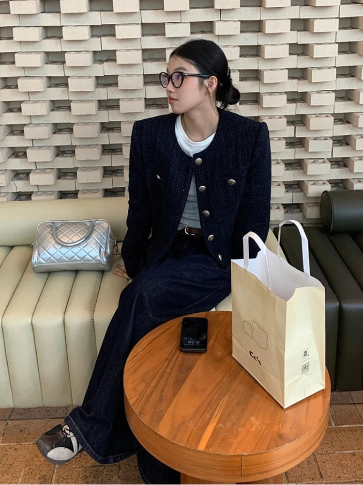 Jaqueta Feminina em Cropped Vintage - Yasmin