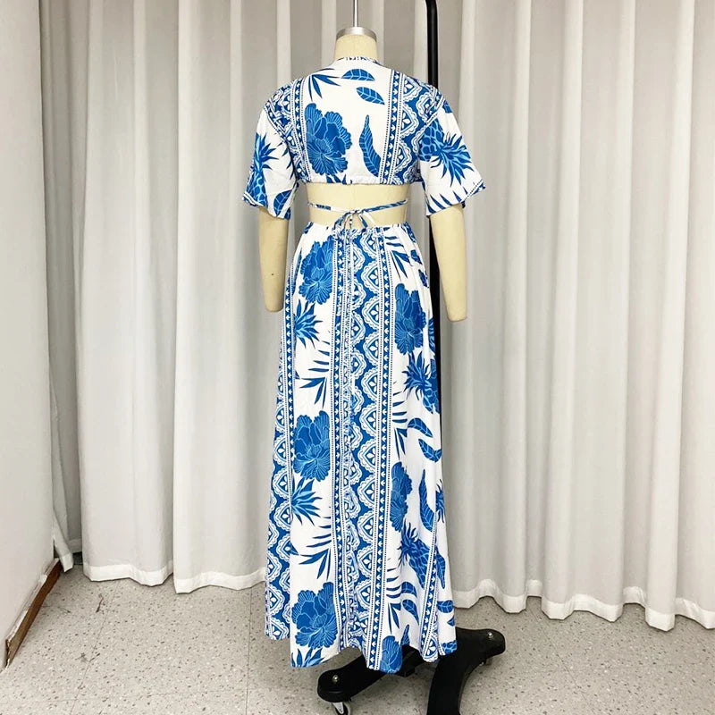Vestido Feminino Decote em V e Caimento Leve - Belle