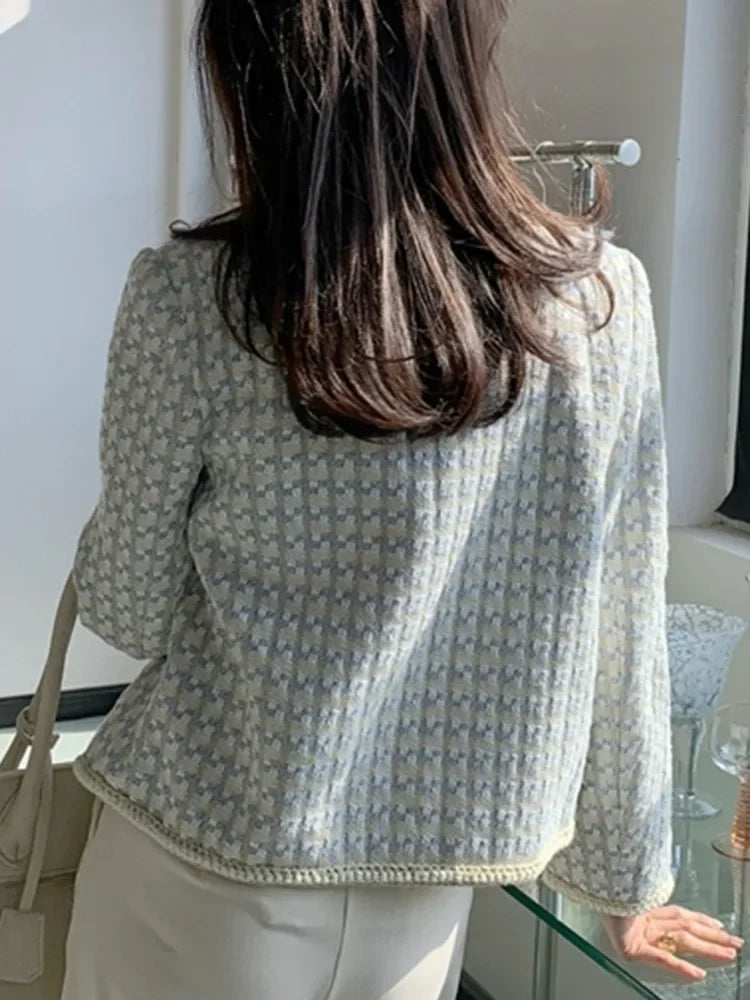 Jaqueta Feminina Vintage Xadrez - Bianca