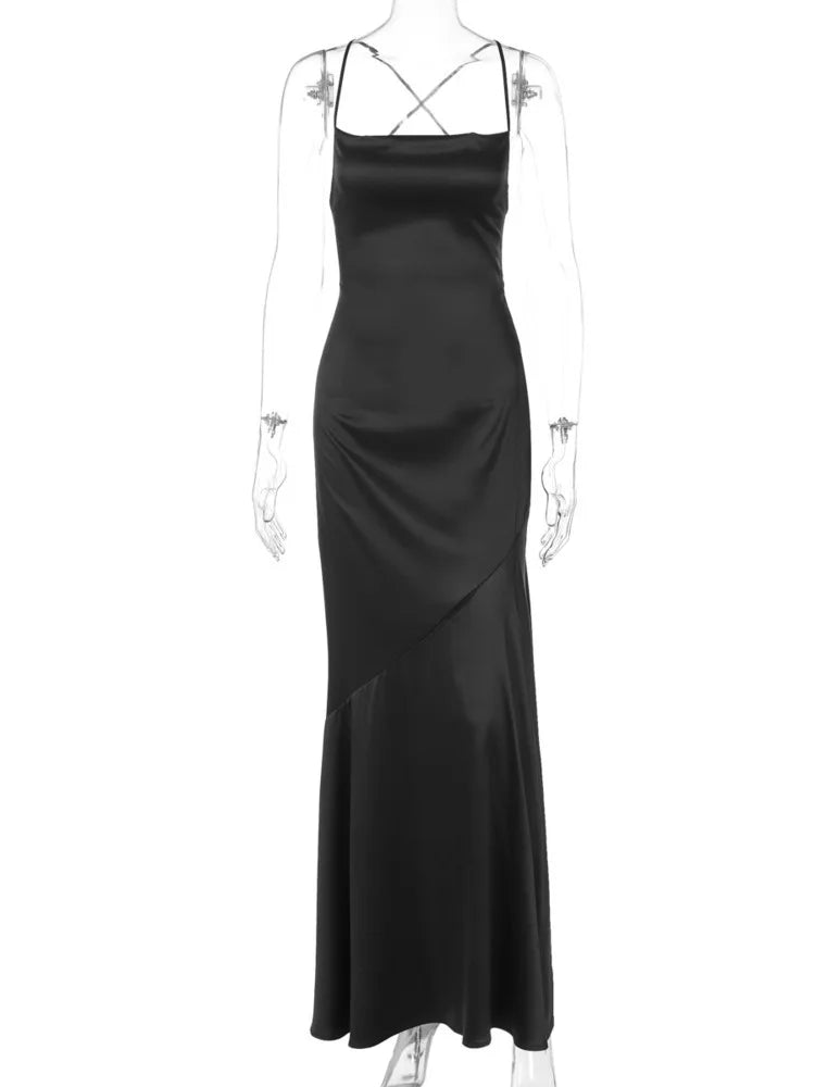 Vestido Longo Elegante sem Alças - Elsinore