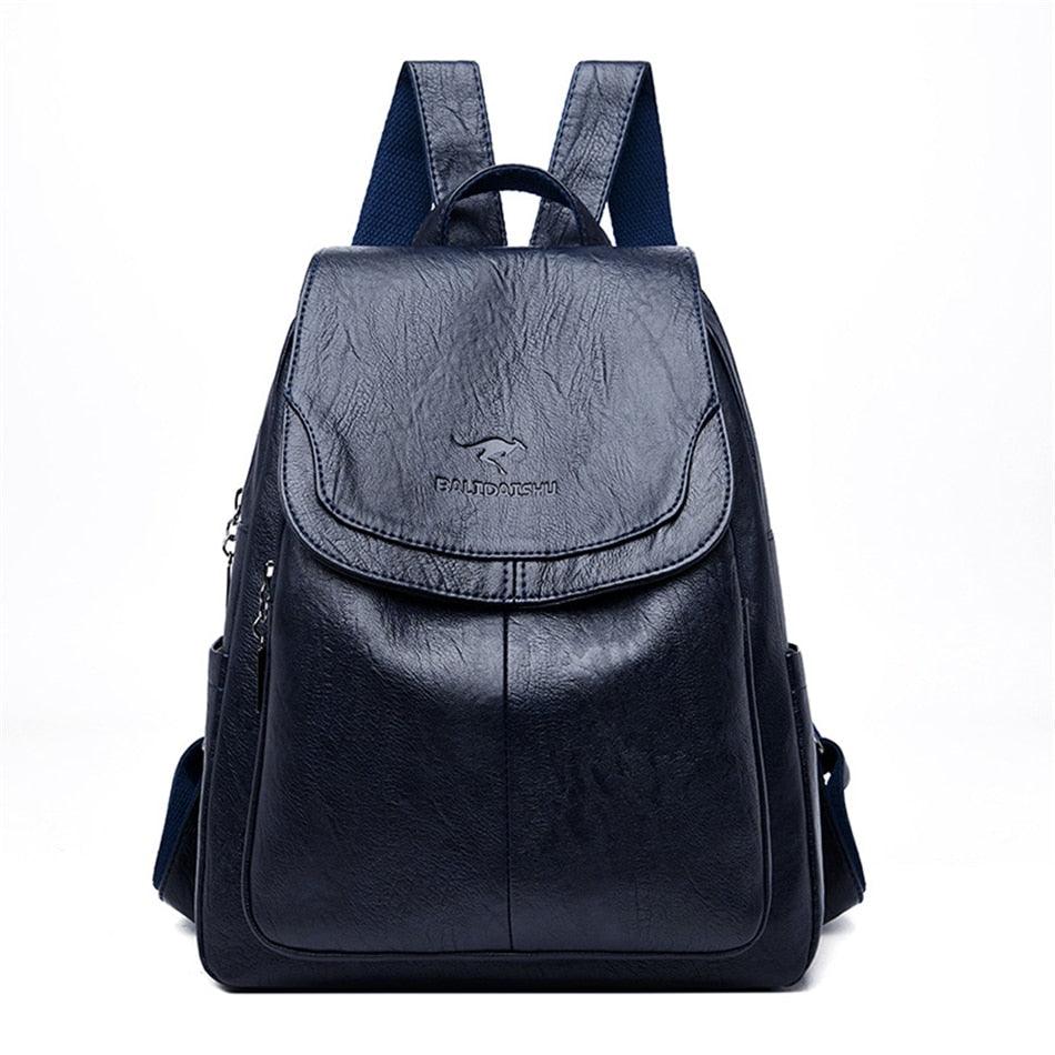 Mochila Feminina de Couro Legitimo - Juliana