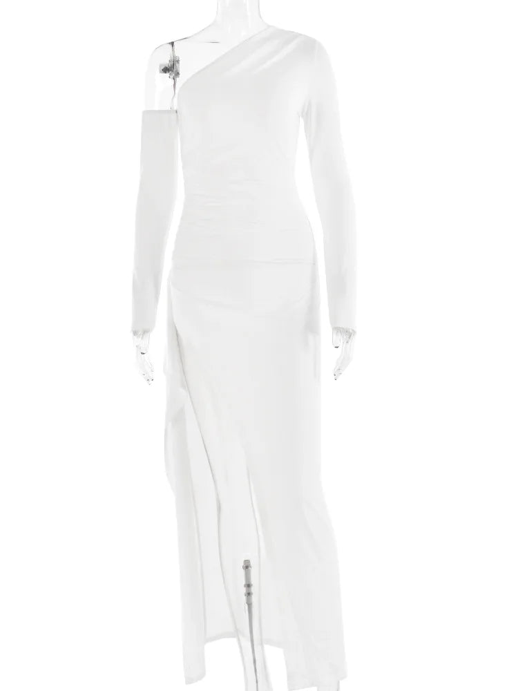 Vestido Longo Casual com Mangas Compridas - Amity