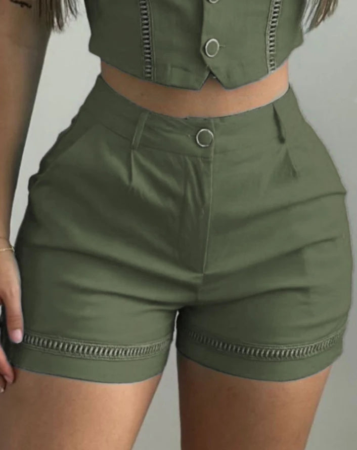 Conjunto Feminino com Decote V - Elowen