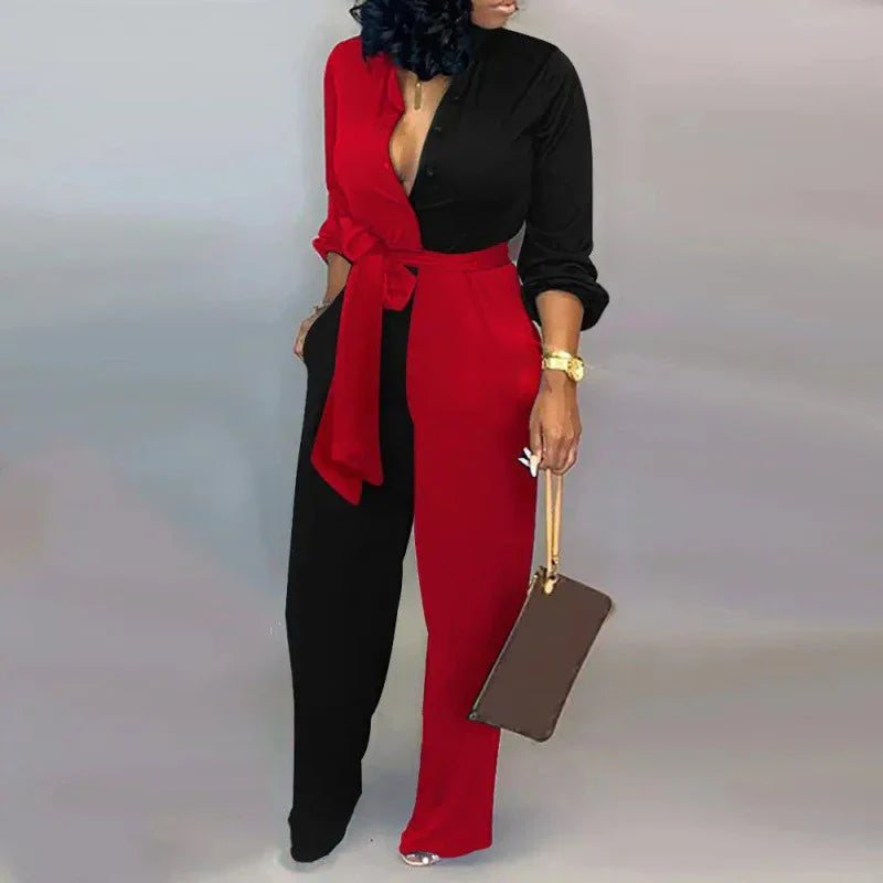 Macacão Feminino Decote em V - Serene